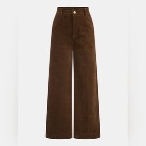Commense Mid-Waist Corduroy Wide-Leg Pants SPU: OA250911072